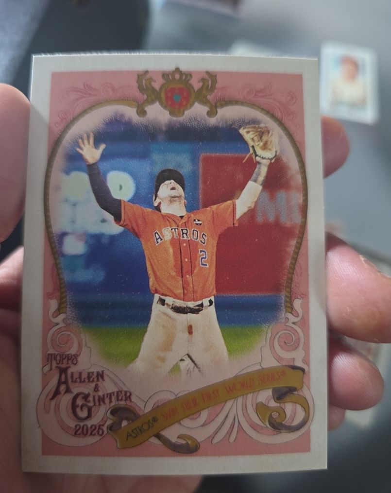 2025 Topps Allen & Ginter #SV-39 Alex Bregman — front