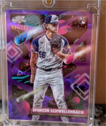 2025 Topps Cosmic Chrome #157 Spencer Schwellenbach — front