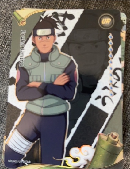 2022 Kayou Smriti Naruto Heaven Scroll NRSA01-UR-007L3 Iruka Umino — front