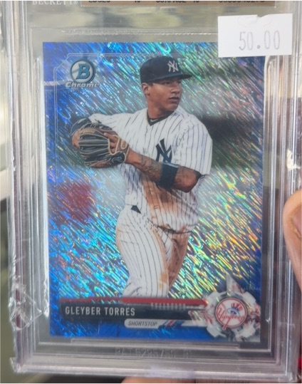 2017 Bowman Chrome Prospects #BCP80 Gleyber Torres — front