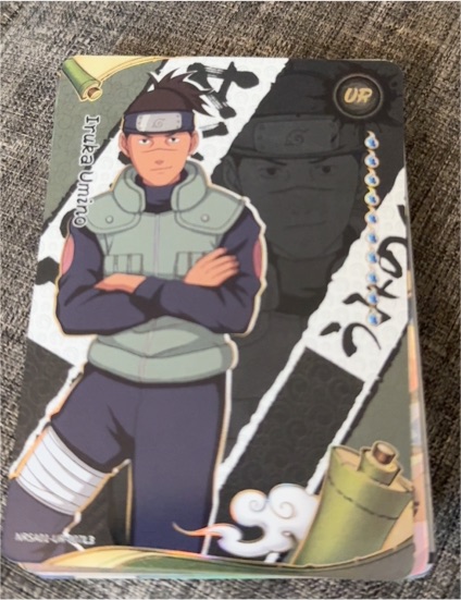 Naruto Kayou Heaven Scroll Series 1 NRSA01-UR-007L3 Iruka Umino — front
