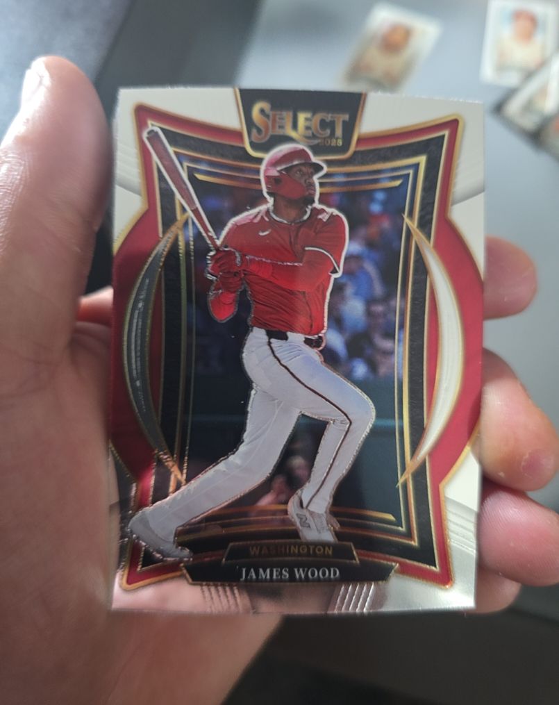 2025 Panini Select #36 James Wood Washington Nationals — front