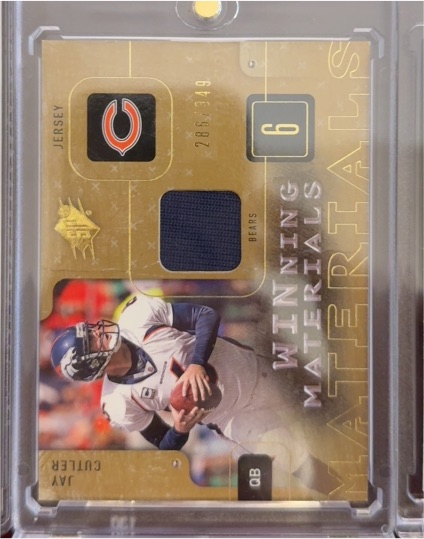2009 Upper Deck SPx Winning Materials #W-JC Jay Cutler — front