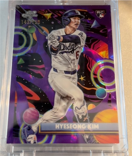 2025 Topps Chrome Cosmic #181 Hyeseong Kim — front