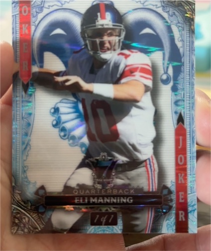2024 Wild Card 7 Card Studs Eli Manning Joker 1/1 — front