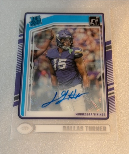 2024 Panini Donruss Clearly #63 Dallas Turner — front