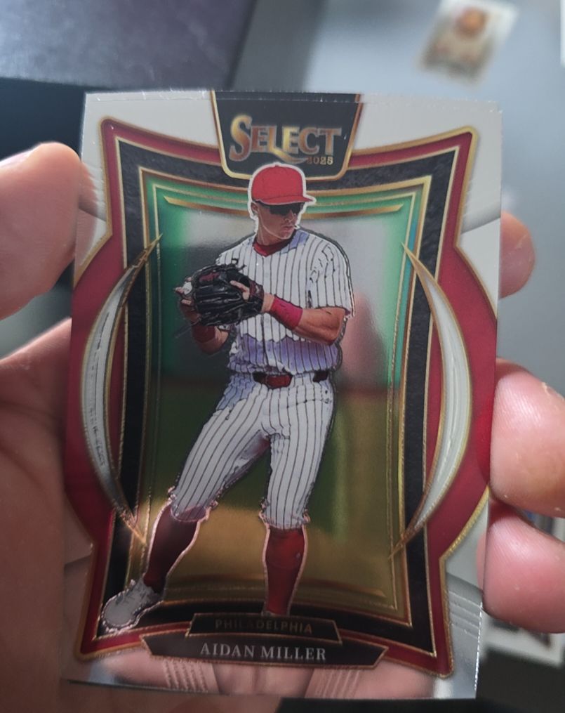 2025 Panini Select #23 Aidan Miller Philadelphia Phillies — front