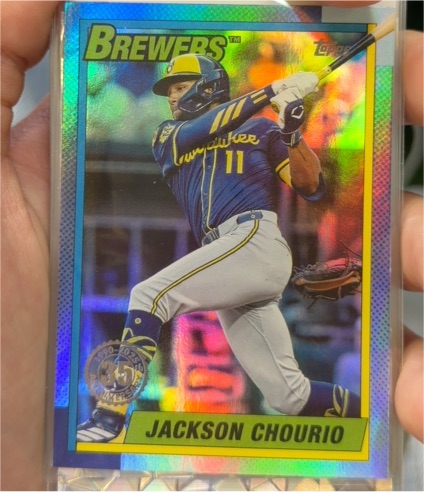 2025 Topps Update #U90-8 Jackson Chourio — front