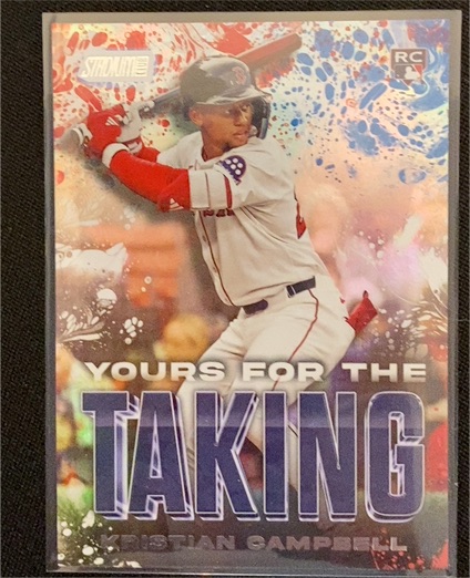 2025 Topps Stadium Club #YK-4 Kristian Campbell Yours For The Taking — front