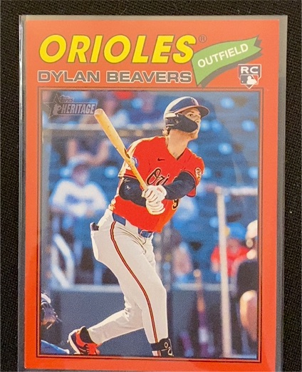 2026 Topps Heritage #48 Dylan Beavers — front