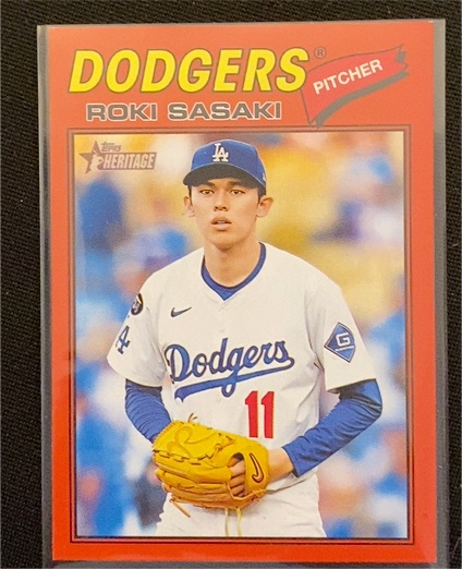 2026 Topps Heritage #39 Roki Sasaki — front