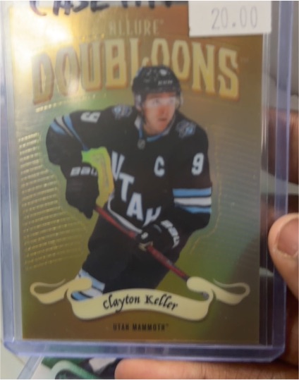 2025-26 Upper Deck Allure Doubloons #DB-7 Clayton Keller — front