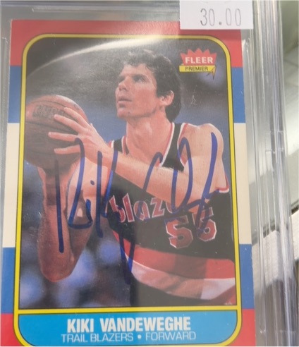 1986-87 Fleer #117 Kiki Vandeweghe — front