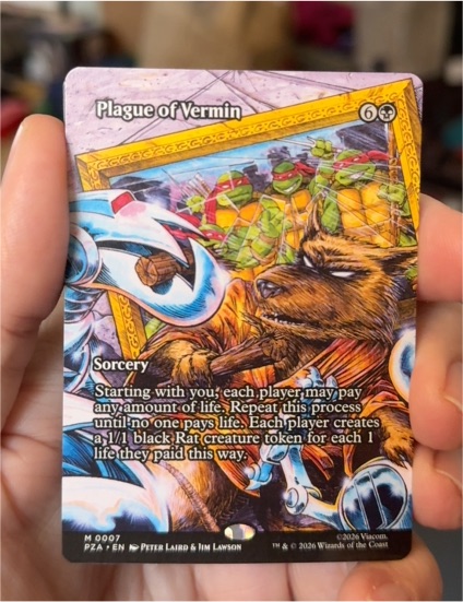 2026 Magic: The Gathering #0007 Plague of Vermin — front