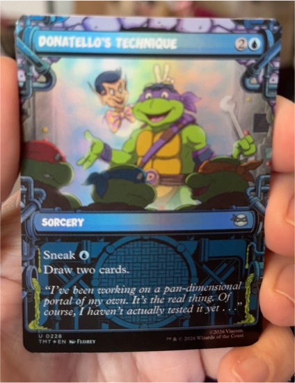 2020 Magic: The Gathering #0228 Donatello's Technique — front