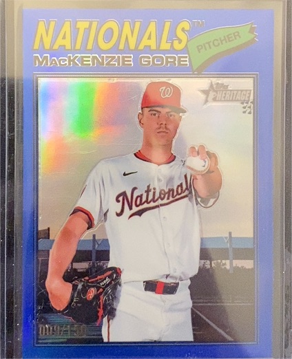 2026 Topps Heritage #294 MacKenzie Gore — front
