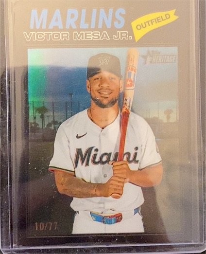 2026 Topps Heritage #257 Victor Mesa Jr. — front