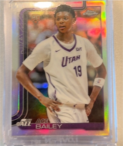 2025-26 Topps Chrome #255 Ace Bailey — front