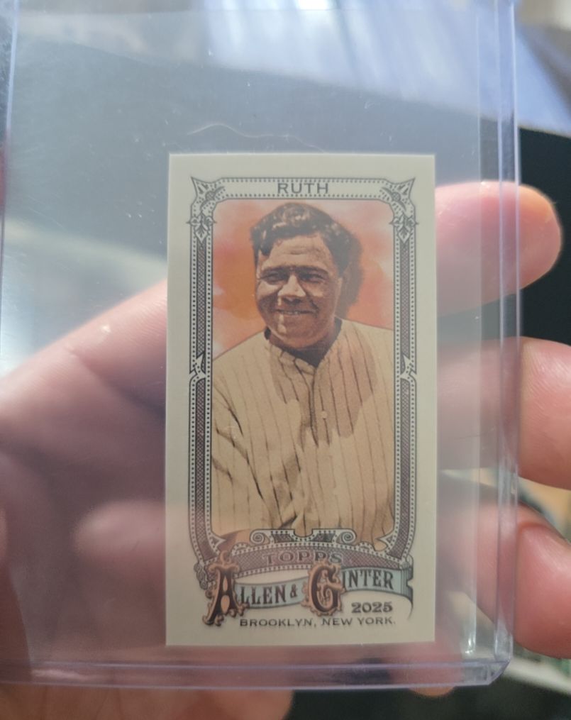 2025 Topps Allen & Ginter #28 Babe Ruth — front