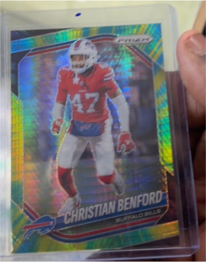 2025 Panini Prizm #262 Christian Benford — front