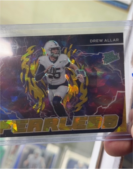 2025 Panini Prizm Draft Picks #F-DAR Drew Allar Fearless Gold Ice — front