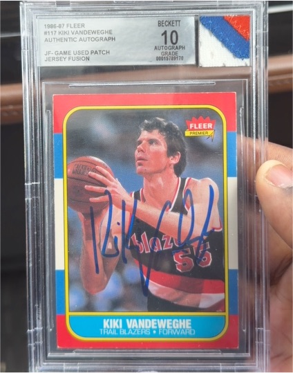 1986-87 Fleer #117 Kiki Vandeweghe — front