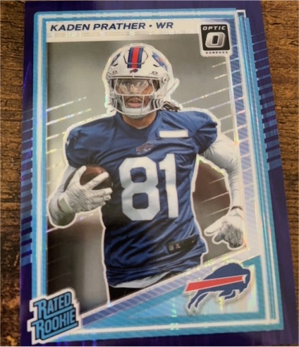 2025 Panini Donruss Optic #291 Kaden Prather — front