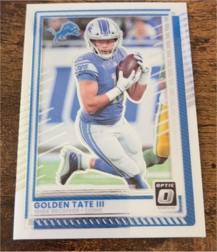 2025 Panini Donruss Optic #124 Golden Tate III — front