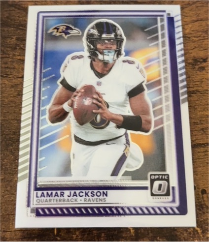 2025 Panini Donruss Optic #80 Lamar Jackson — front