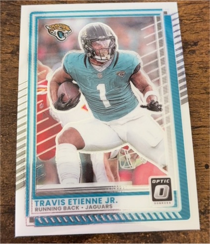 2025 Donruss Optic #106 Travis Etienne Jr. — front