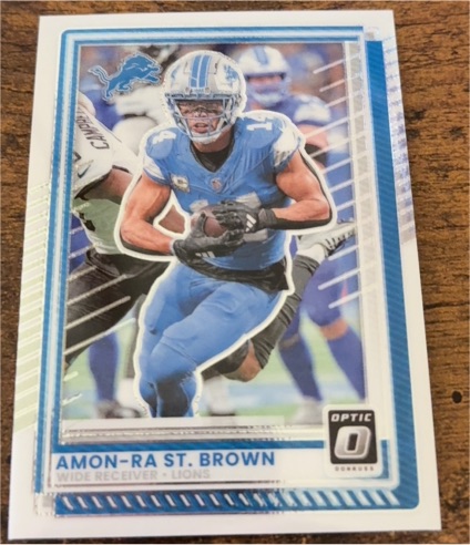 2025 Panini Donruss Optic #63 Amon-Ra St. Brown — front