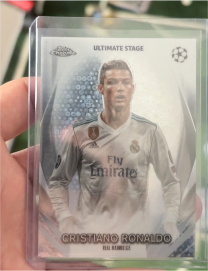 2023-24 Topps UEFA Club Competitions Ultimate Stage Chrome #USC-43 Cristiano Ronaldo — front