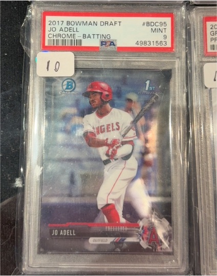 2017 Bowman Chrome Draft #BDC95 Jo Adell — front