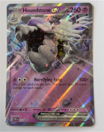 2022 Pokémon Scarlet & Violet Promo #162 Houndstone ex — front