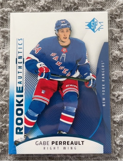 2025-26 Upper Deck SP Rookie Authentics #121 Gabe Perreault — front