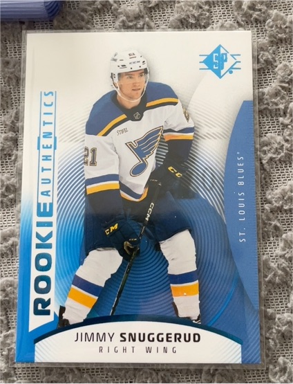 2025-26 Upper Deck SP Rookie Authentics #115 Jimmy Snuggerud — front