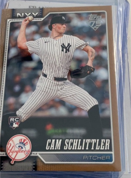 2026 Topps Series 1 #111 Cam Schlittler — front