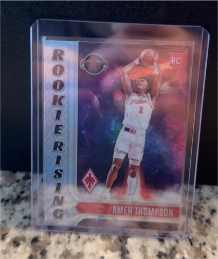 2023-24 Panini Phoenix #5 Amen Thompson Rookie Rising — front
