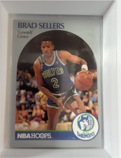 1990-91 Hoops #192 Brad Sellers — front