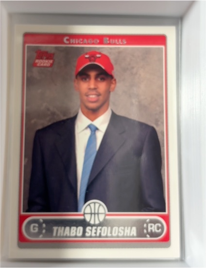 2006-07 Topps #257 Thabo Sefolosha Rookie Card Chicago Bulls — front