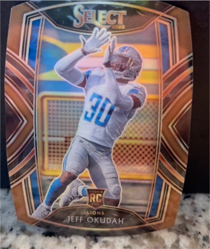 2020 Panini Select #286 Jeff Okudah — front