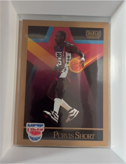1990-91 SkyBox #185 Purvis Short — front