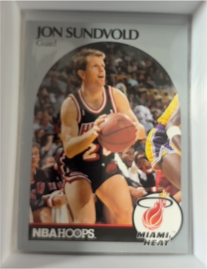 1990-91 NBA Hoops #172 Jon Sundvold — front