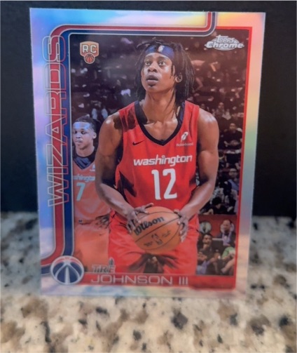 2025-26 Topps Chrome #256 Tre Johnson III — front