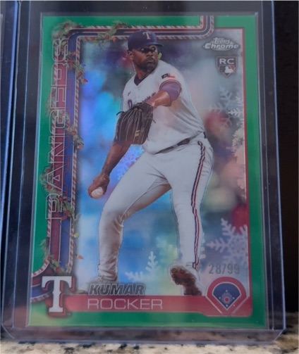 2025 Topps Holiday Chrome #HC148 Kumar Rocker — front