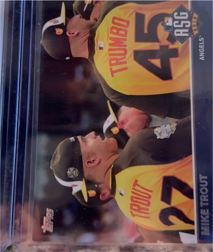 2016 Topps Update #MLB-8 Mike Trout MLB All-Star Game Access — front
