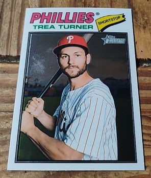 2026 Topps Heritage #183 Trea Turner — front