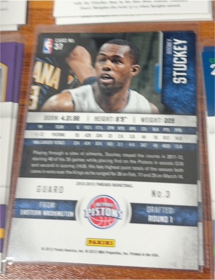 2012-13 Panini Threads #37 Rodney Stuckey — front
