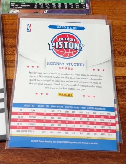 2012 Panini #89 Rodney Stuckey — front