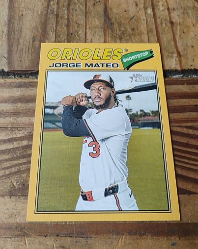 2026 Topps Heritage #267 Jorge Mateo — front
